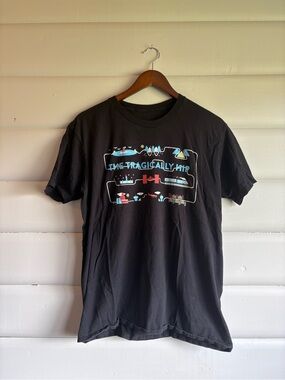 The Tragically Hip Man Machine Poem 2016 Canada Tour Graphic Band Tee XL